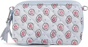 Vera Bradley Women's Cotton All in One Crossbody Purse with RFID Protection