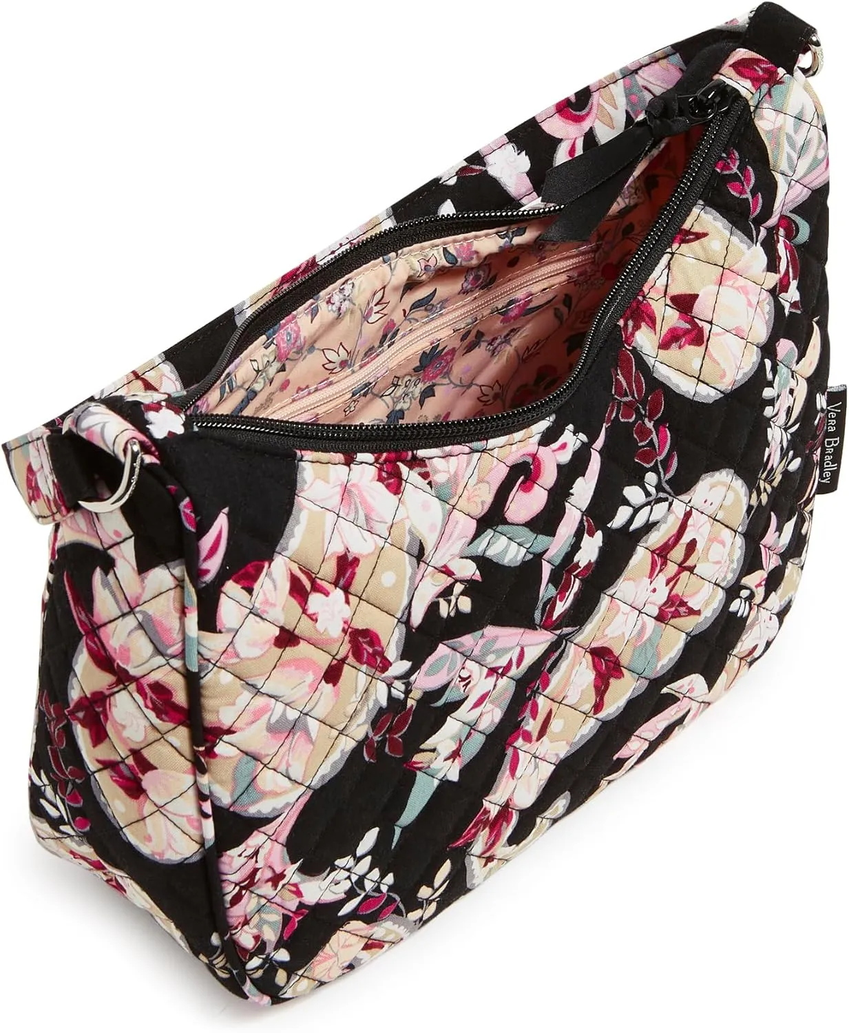 Vera Bradley Women's Cotton Frannie Crescent Crossbody Purse