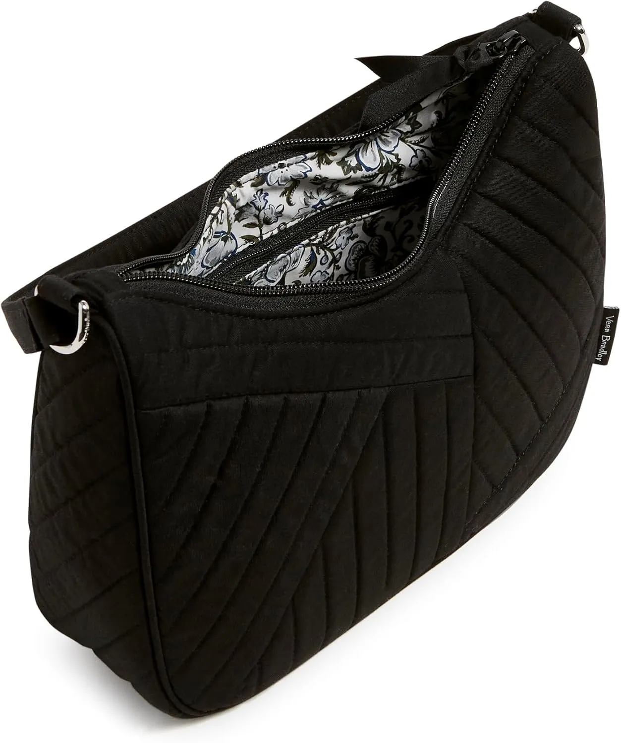 Vera Bradley Women's Cotton Frannie Crescent Crossbody Purse