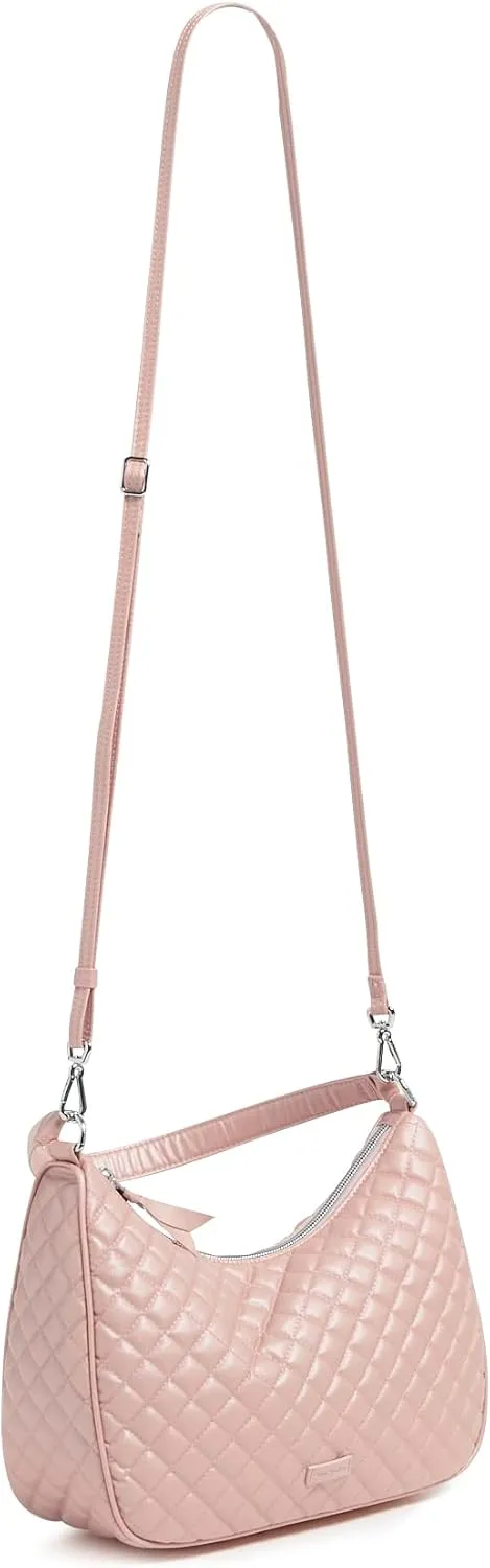 Vera Bradley Women's Cotton Frannie Crescent Crossbody Purse