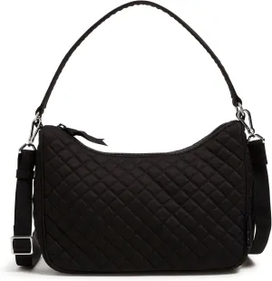 Vera Bradley Women's Cotton Frannie Crescent Crossbody Purse