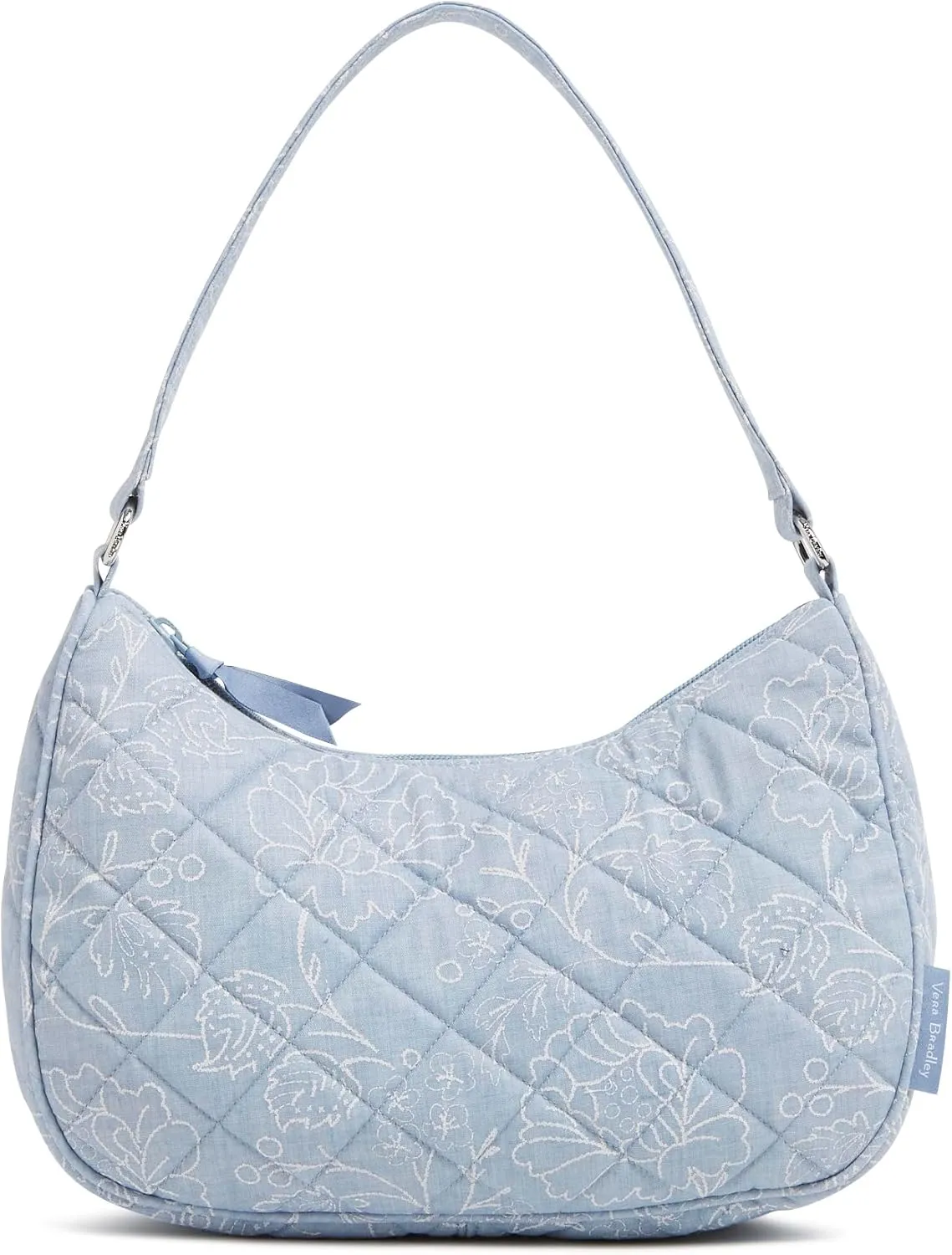 Vera Bradley Women's Cotton Frannie Crescent Crossbody Purse