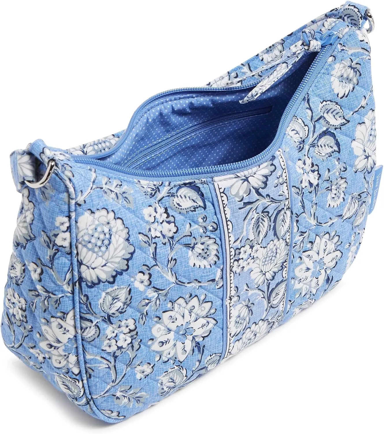 Vera Bradley Women's Cotton Frannie Crescent Crossbody Purse