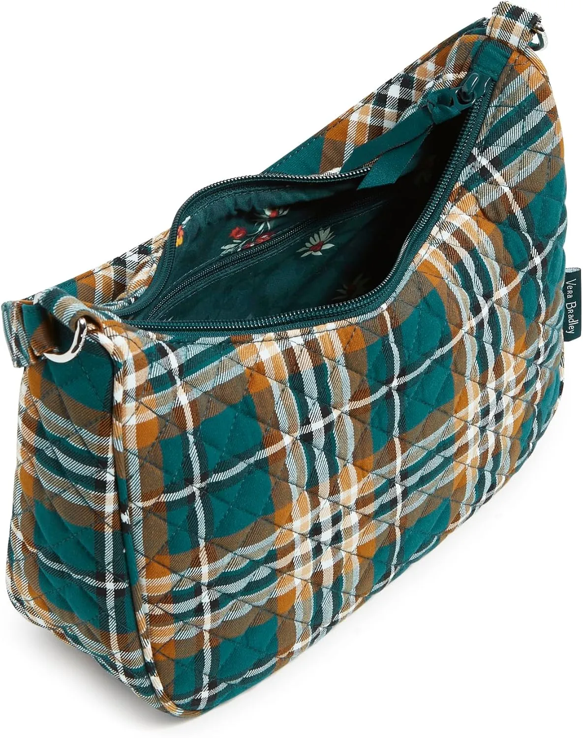 Vera Bradley Women's Cotton Frannie Crescent Crossbody Purse