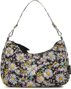 Vera Bradley Women's Cotton Frannie Mini Crescent Crossbody Purse
