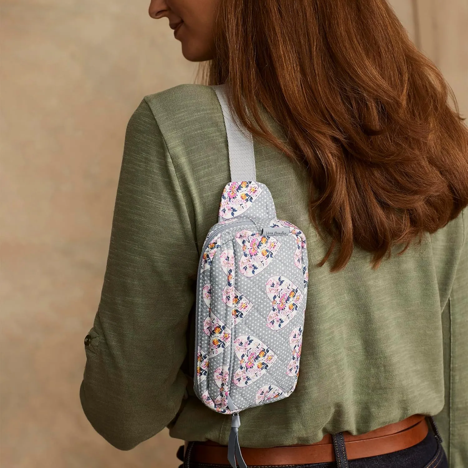 Vera Bradley Women's Cotton Mini Belt Bag Sling Crossbody