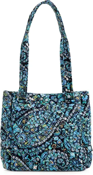Vera Bradley Women's Cotton Multi-Compartment Shoulder Satchel Purse