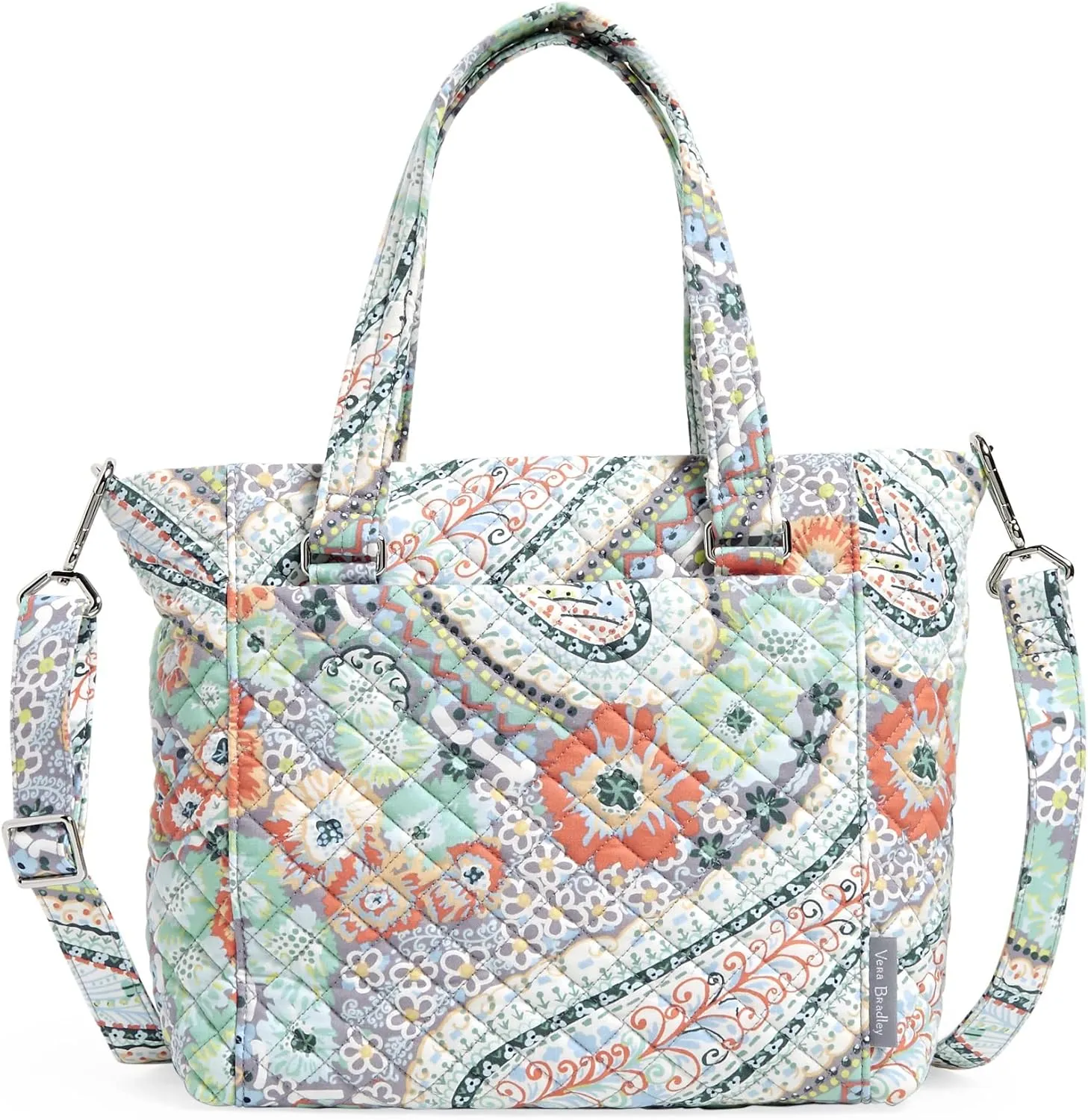 Vera Bradley Women's Cotton Multi-strap Shoulder Satchel Purse