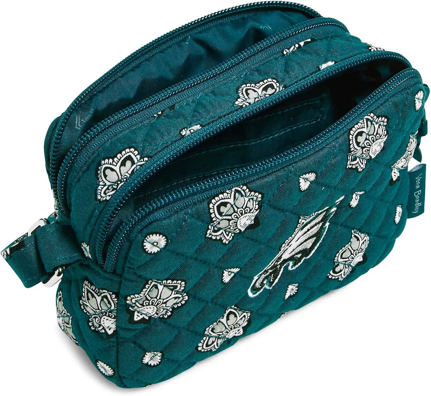 Vera Bradley Women's Cotton NFL Small Stadium Crossbody Bag (Multiple Teams Available)