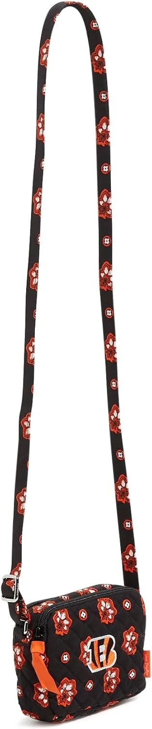 Vera Bradley Women's Cotton NFL Small Stadium Crossbody Bag (Multiple Teams Available)