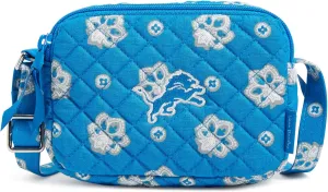 Vera Bradley Women's Cotton NFL Small Stadium Crossbody Bag (Multiple Teams Available)
