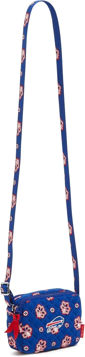 Vera Bradley Women's Cotton NFL Small Stadium Crossbody Bag (Multiple Teams Available)