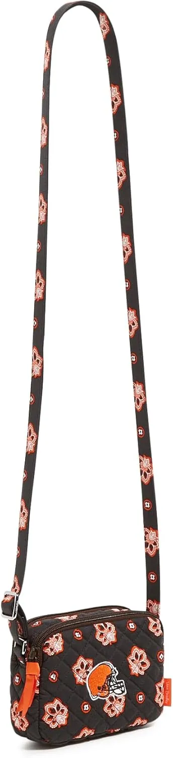 Vera Bradley Women's Cotton NFL Small Stadium Crossbody Bag (Multiple Teams Available)