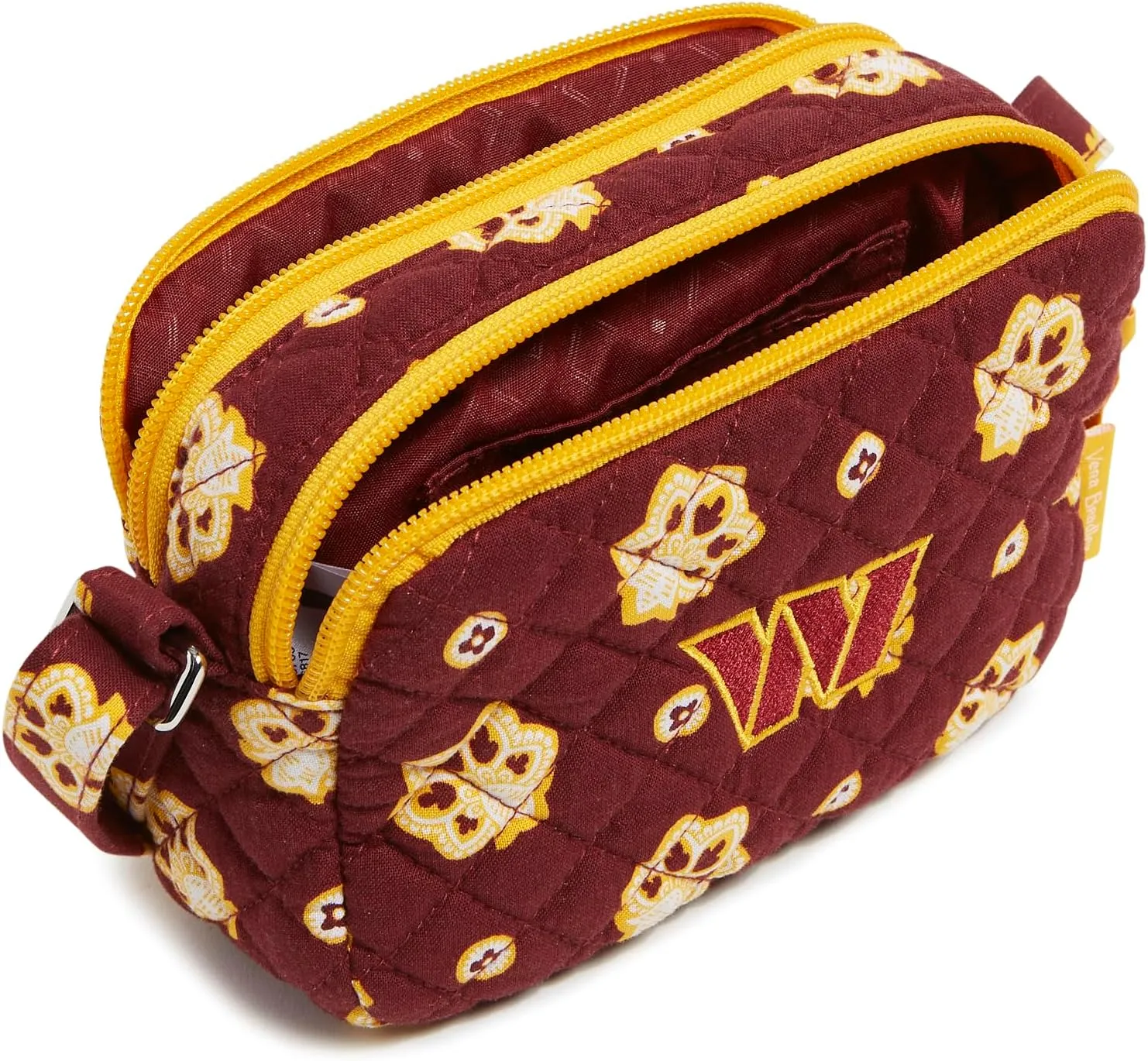 Vera Bradley Women's Cotton NFL Small Stadium Crossbody Bag (Multiple Teams Available)