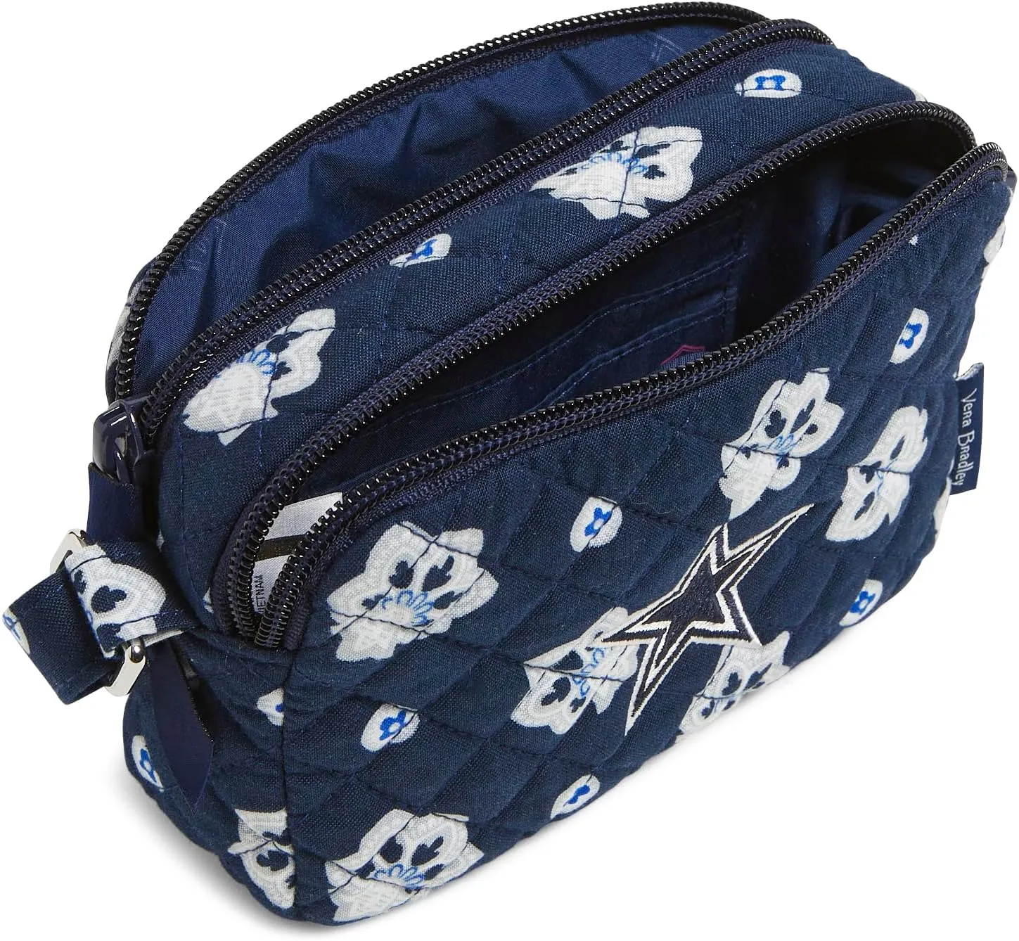 Vera Bradley Women's Cotton NFL Small Stadium Crossbody Bag (Multiple Teams Available)