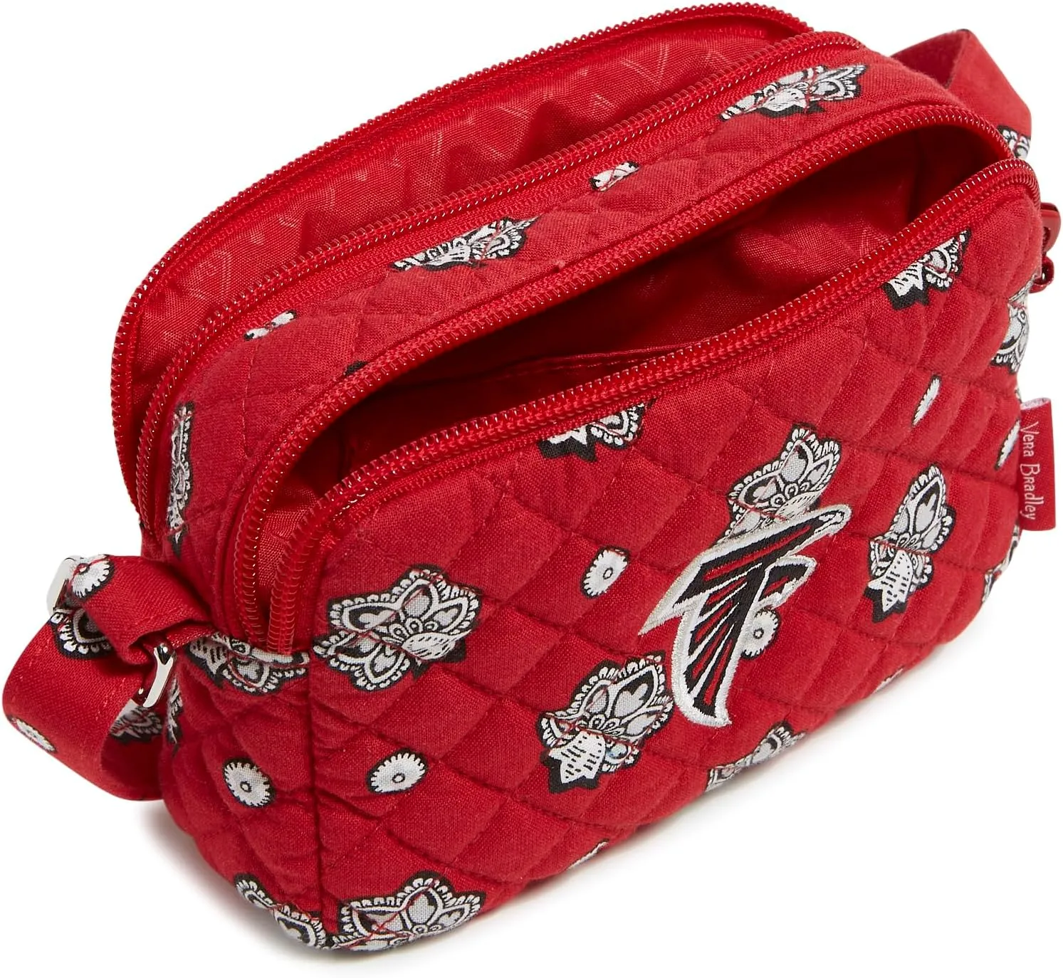 Vera Bradley Women's Cotton NFL Small Stadium Crossbody Bag (Multiple Teams Available)