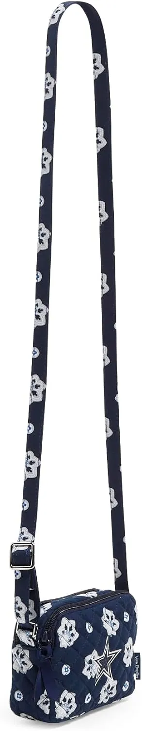 Vera Bradley Women's Cotton NFL Small Stadium Crossbody Bag (Multiple Teams Available)