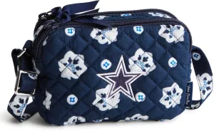 Vera Bradley Women's Cotton NFL Small Stadium Crossbody Bag (Multiple Teams Available)