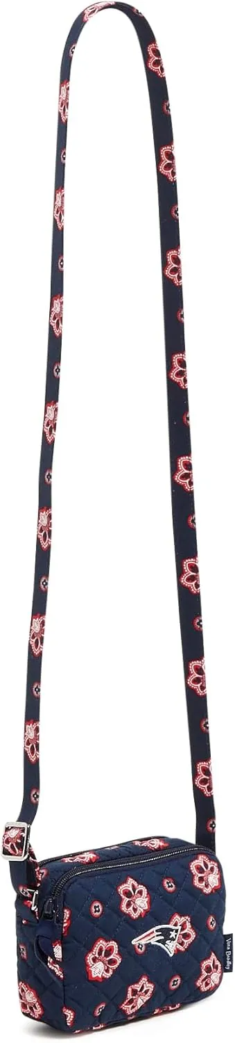Vera Bradley Women's Cotton NFL Small Stadium Crossbody Bag (Multiple Teams Available)