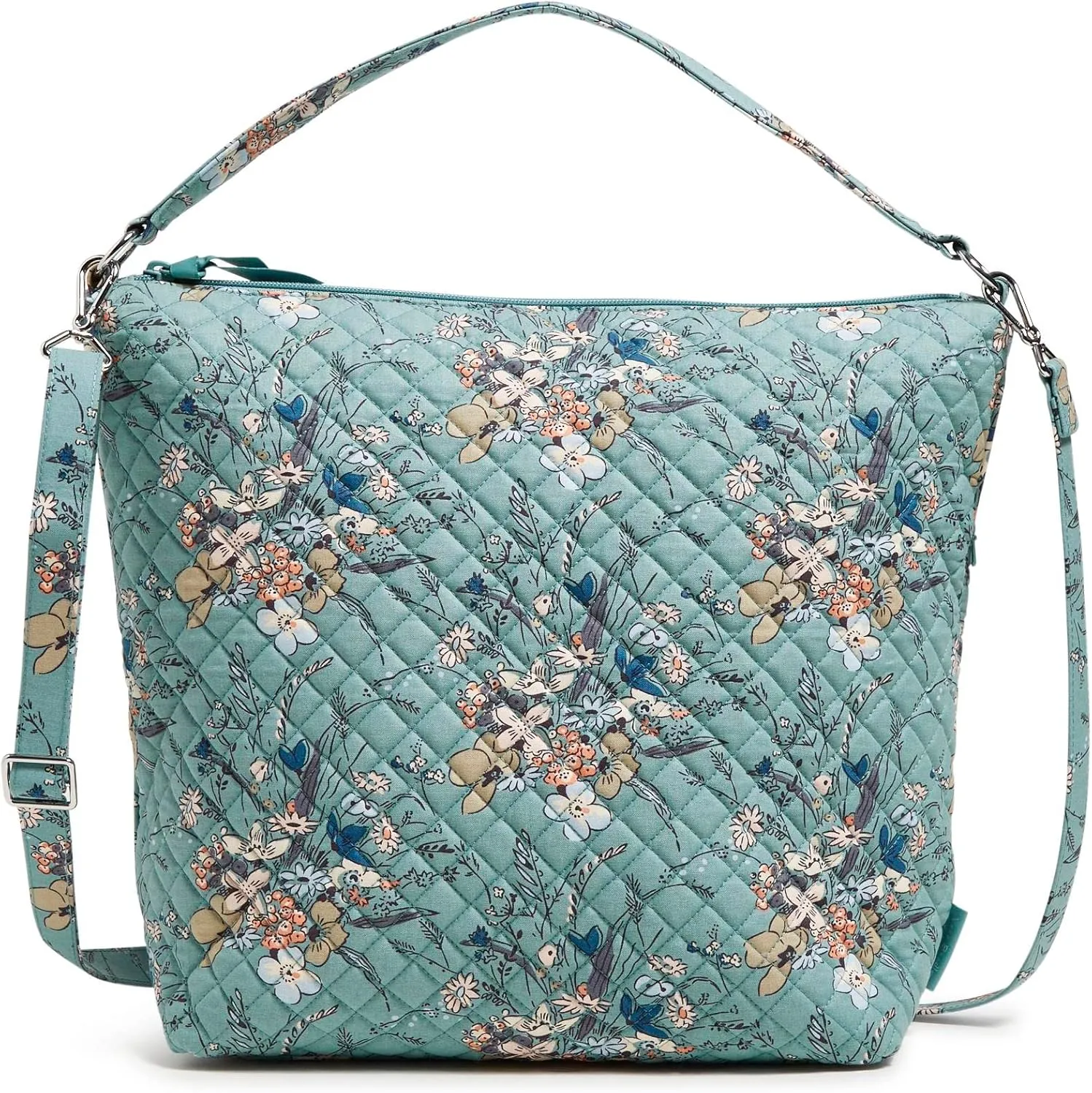 Vera Bradley Women's Cotton Oversized Hobo Shoulder Bag