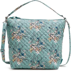 Vera Bradley Women's Cotton Oversized Hobo Shoulder Bag