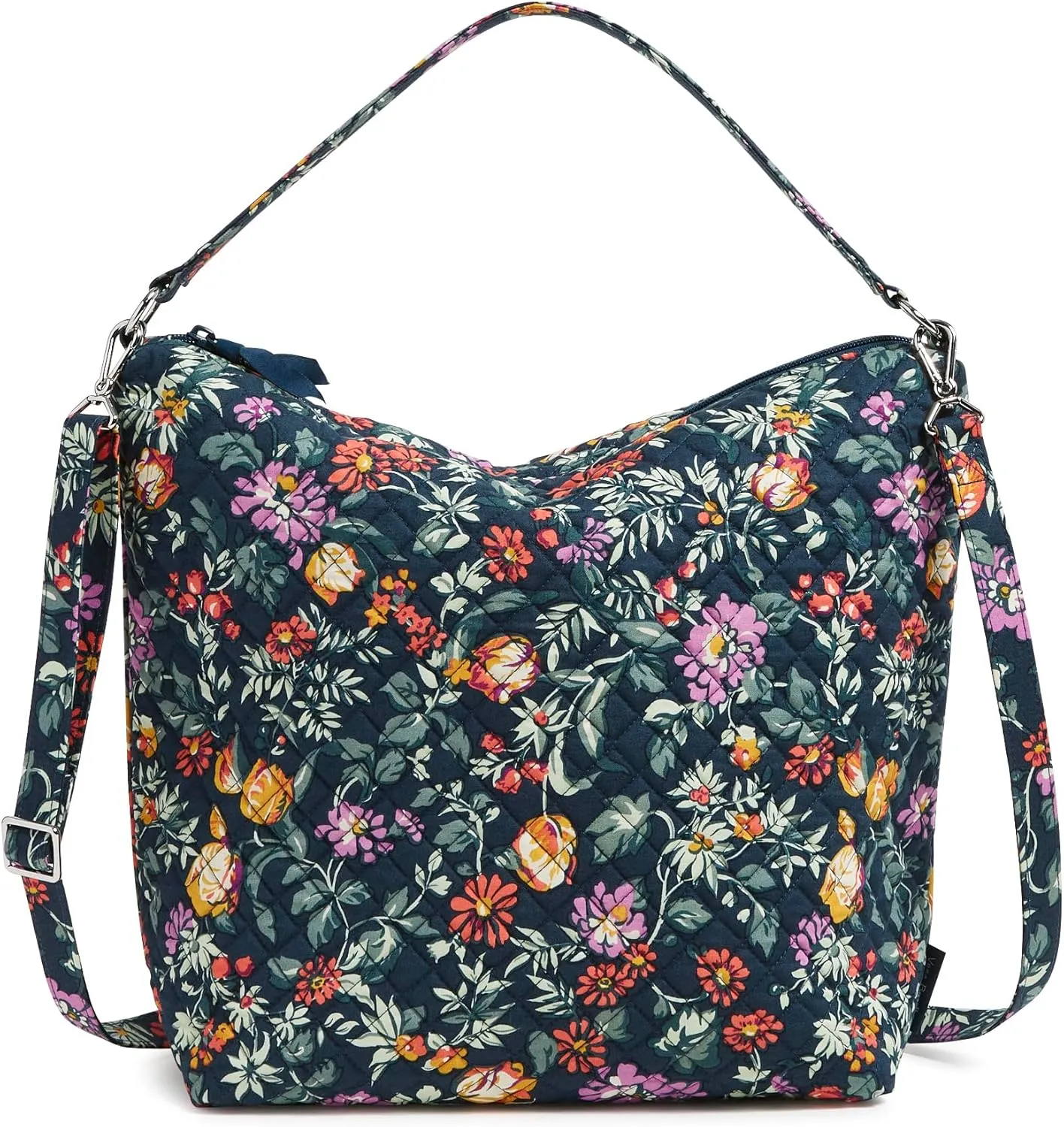Vera Bradley Women's Cotton Oversized Hobo Shoulder Bag