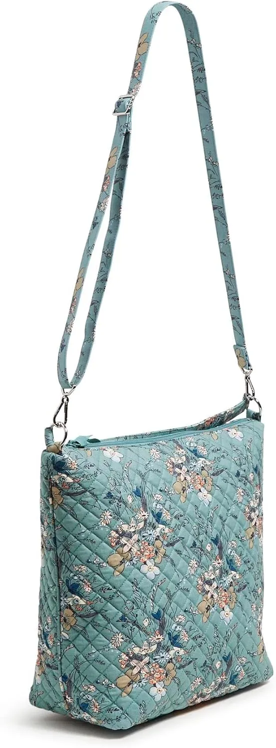 Vera Bradley Women's Cotton Oversized Hobo Shoulder Bag
