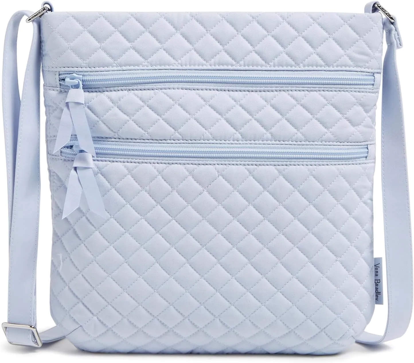Vera Bradley Women's Cotton Triple Zip Hipster Crossbody Purse