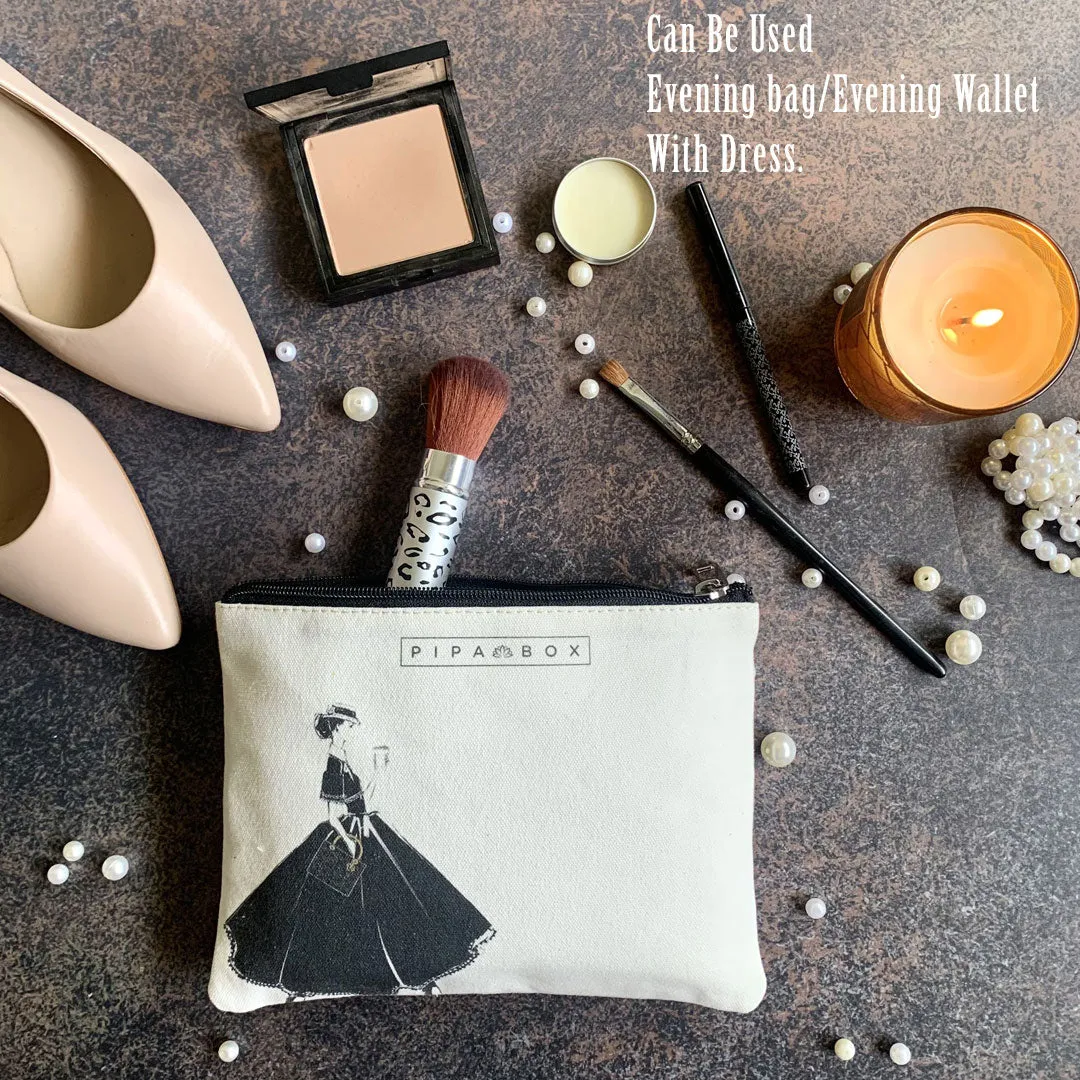 Vision en Noir - Canvas Pouch