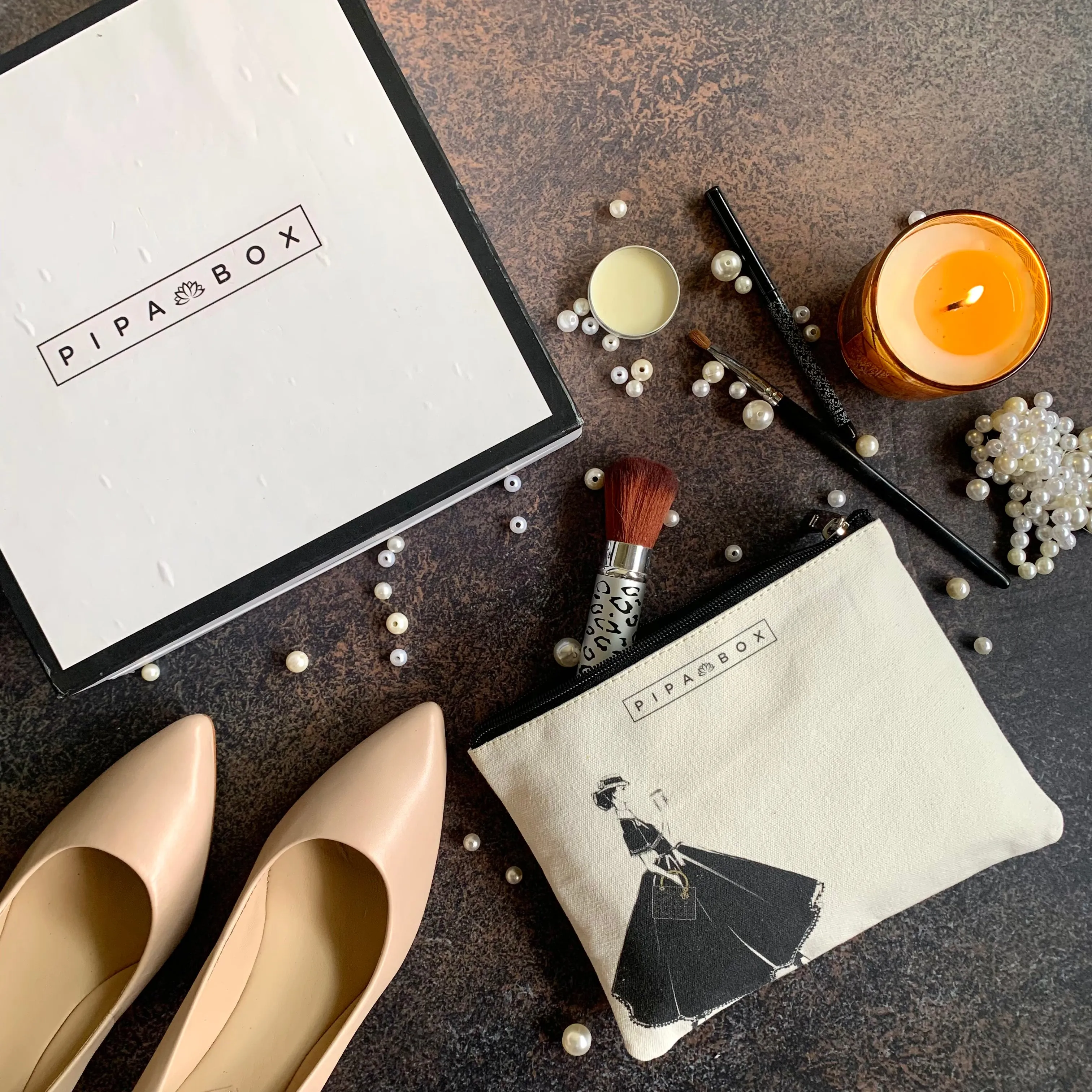 Vision en Noir - Canvas Pouch