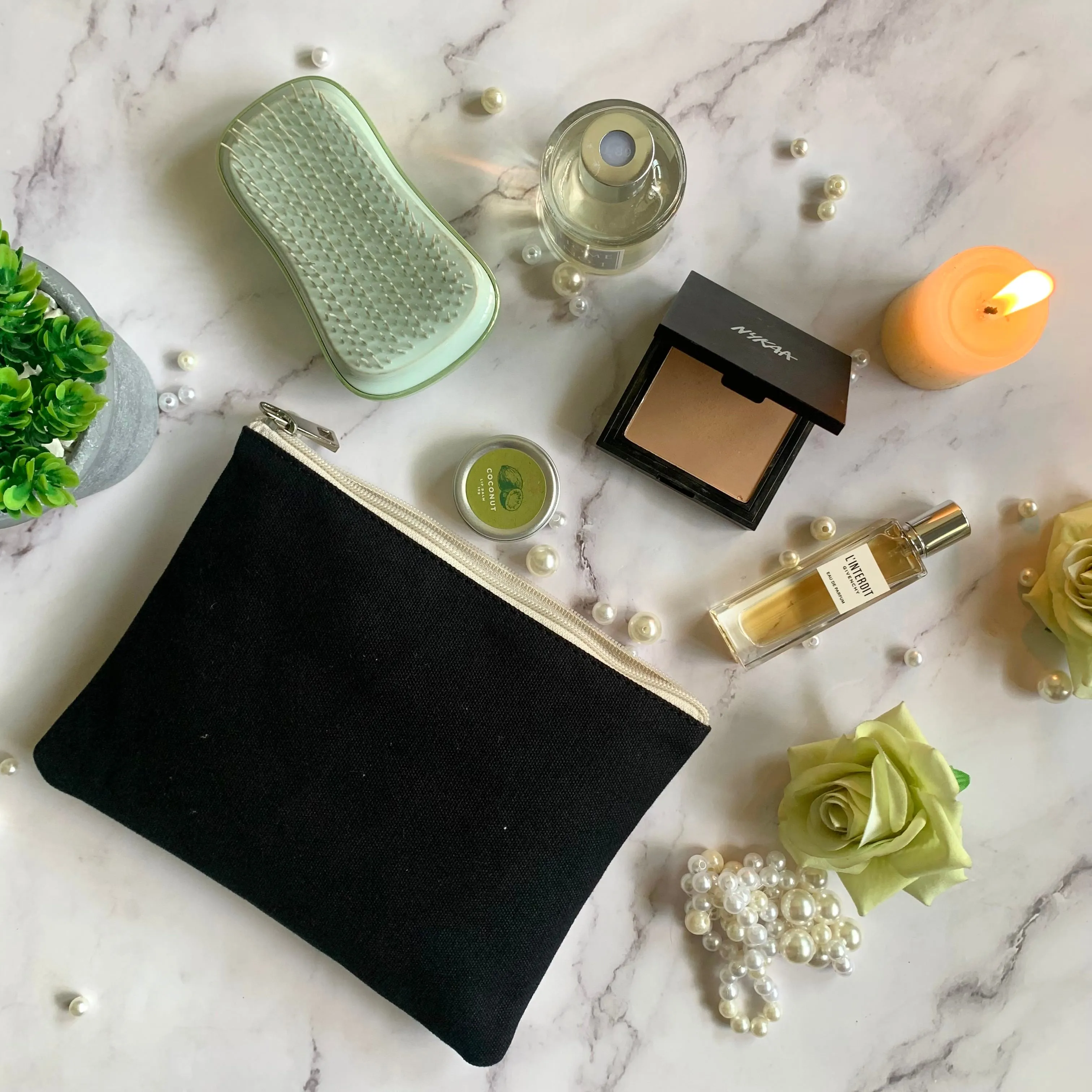 Vision en Noir - Canvas Pouch