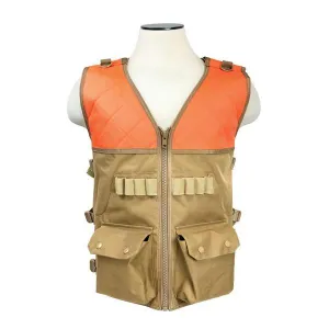 Vism By Ncstar Hunting Vest-Blaze Orange And Tan