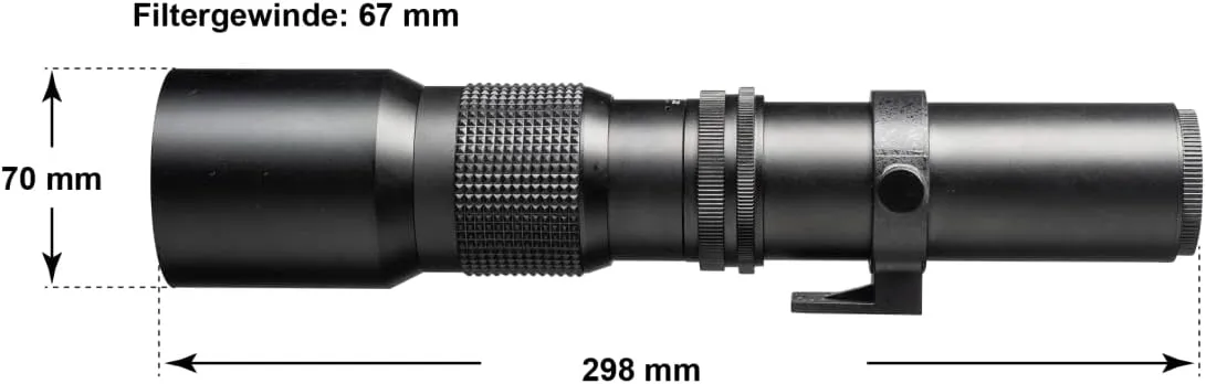 Walimex 500/8.0 DSLR Nikon F Black