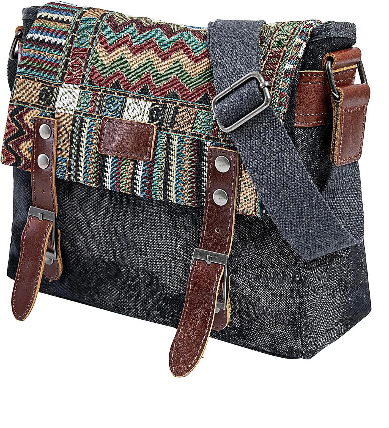 Weekender Bag for Women Men, Bohemian Crossbody Shoulder Bag Handbag