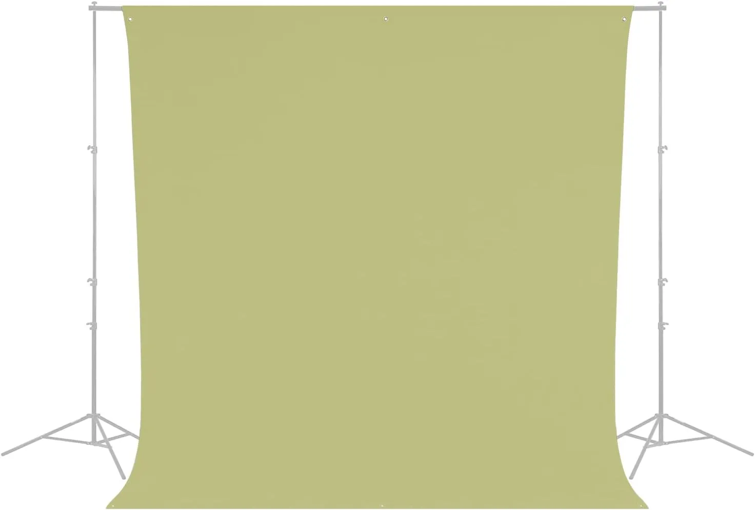 Westcott Wrinkle-Resistant 9' x 10' (2.75 x 3.05m) Backdrop for Photoshoots, Group Portraits, & Photo Booth. Portable and Travel Friendly (Light Moss Green)