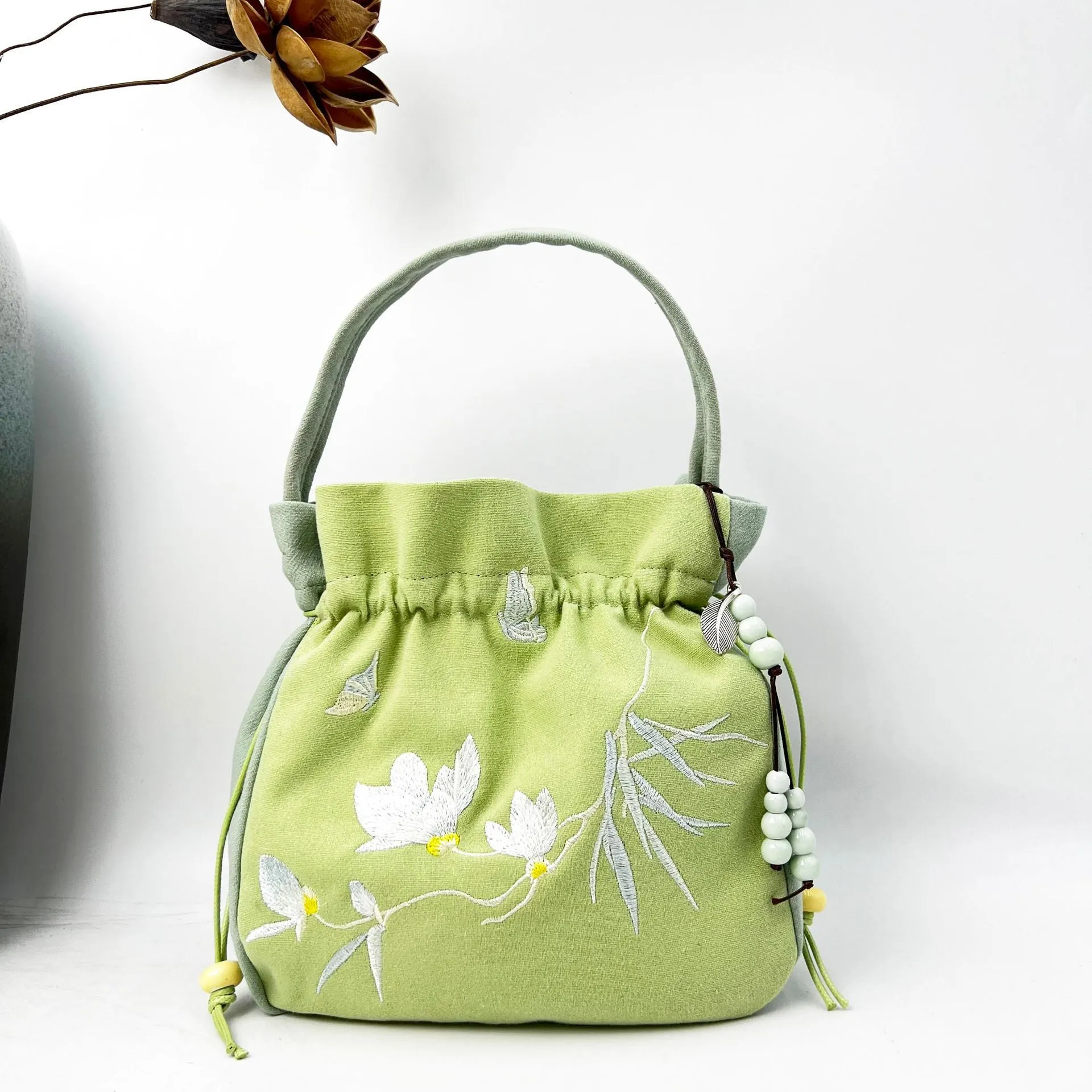 With Embroidered Han Chinese Clothing Antiquity Artistic Handbags