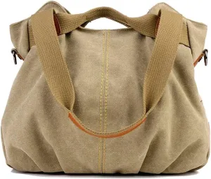 Women Ladies Bags Vintage Hobo Canvas Daily Purse Shoulder Tote Shopper Handbag