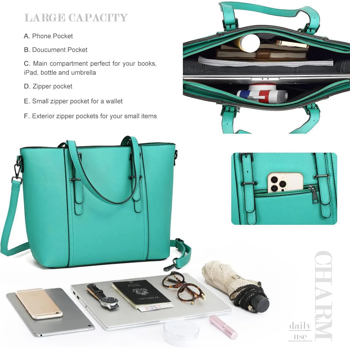 Women Purses and Handbags Tote Shoulder Bag Top Handle Satchel Bags for Ladies
