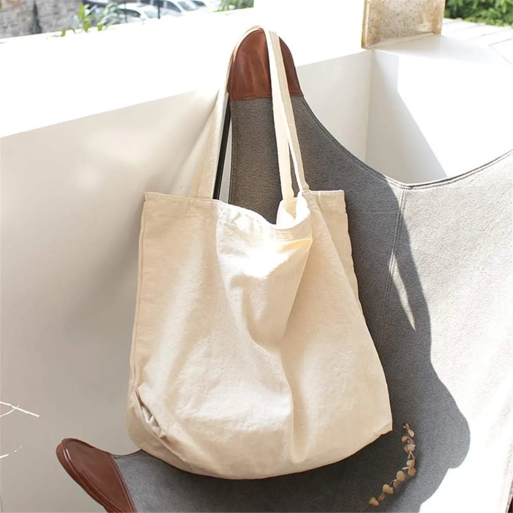 Women Shoulder Canvas Tote Handbag Work Bag