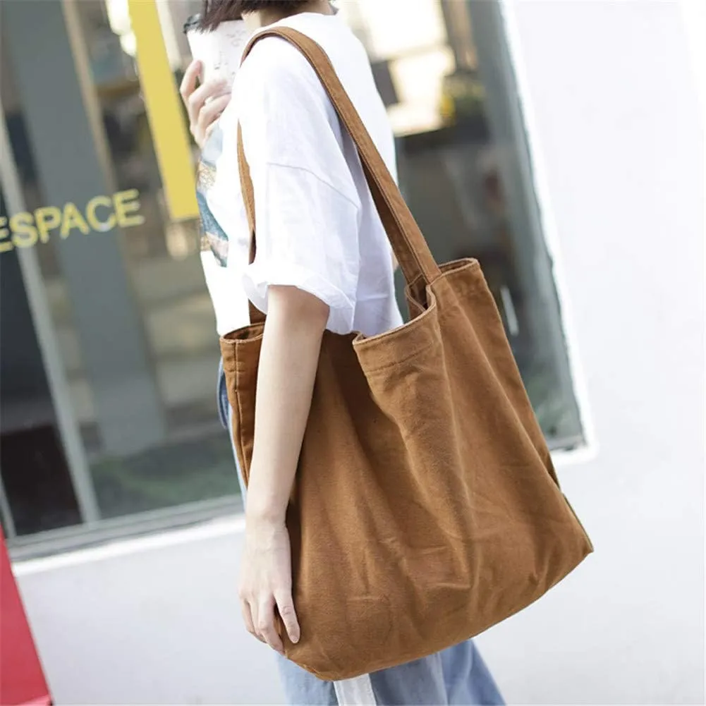 Women Shoulder Canvas Tote Handbag Work Bag