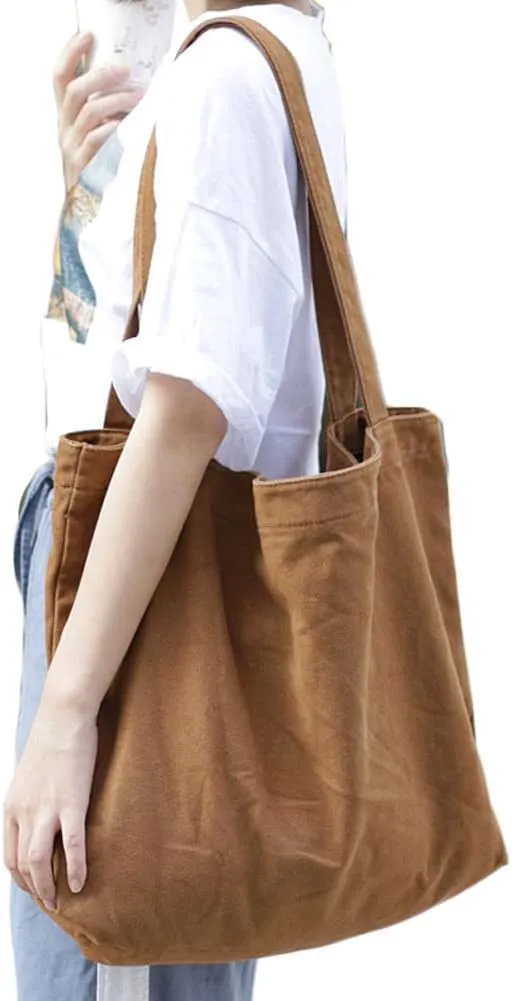 Women Shoulder Canvas Tote Handbag Work Bag