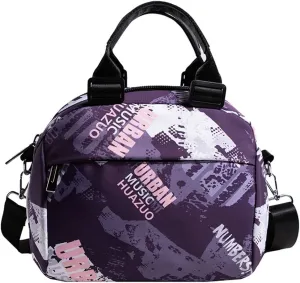 Women's Canvas Shoulder Bag - Multi Pockets Crossbody Top Handle Hobo Tote Messenger Bag