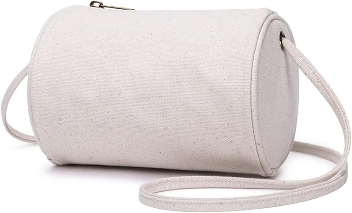 Womens Casual Cylinder Shape Handbag Simply New Popular Shoulder Bag
