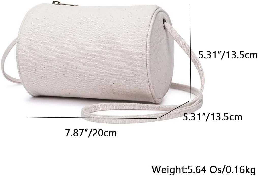 Womens Casual Cylinder Shape Handbag Simply New Popular Shoulder Bag