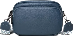 Women's Crossbody Handbag Genuine Leather Phone Bag For With Zipper Mini Cowhide Purse Crossbody Bag