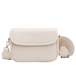 Women's Handbags Woven Messenger Bag Shoulder Small Square Bag