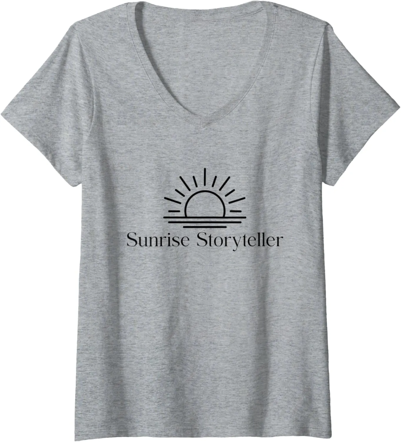 Womens Sunrise Storyteller, Photographer V-Neck T-Shirt