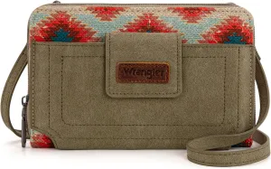 Wrangler Crossbody Wallet Purse Women's Cellphone Bag with RFID Card Slots