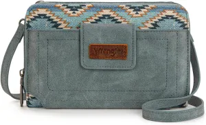 Wrangler Crossbody Wallet Purse Women's Cellphone Bag with RFID Card Slots