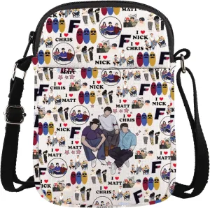 WSNANG Channel Video Inspired Gift Channel Video Fans Crossbody Bag Team Orange Purple Blue Gift